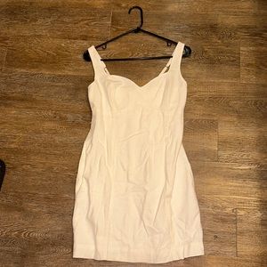 Abercrombie white linen dress